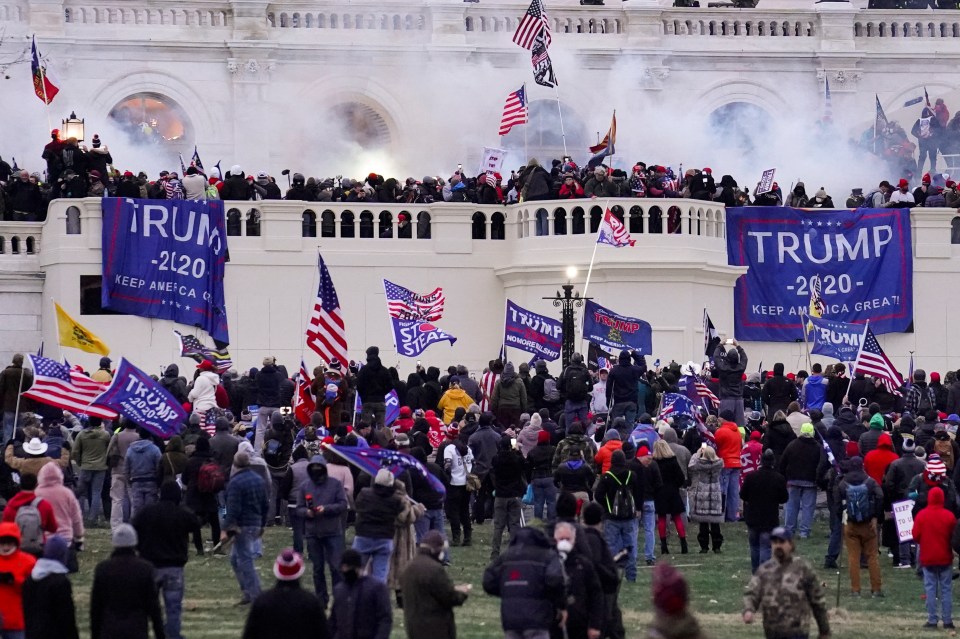 Rioters stormed Capitol Hill on January 6 2021 after refusing to accept that Donald Trump had lost the election to Joe Biden