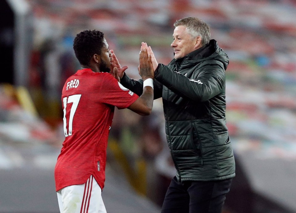 Solskjaer liked having Fred in midfield