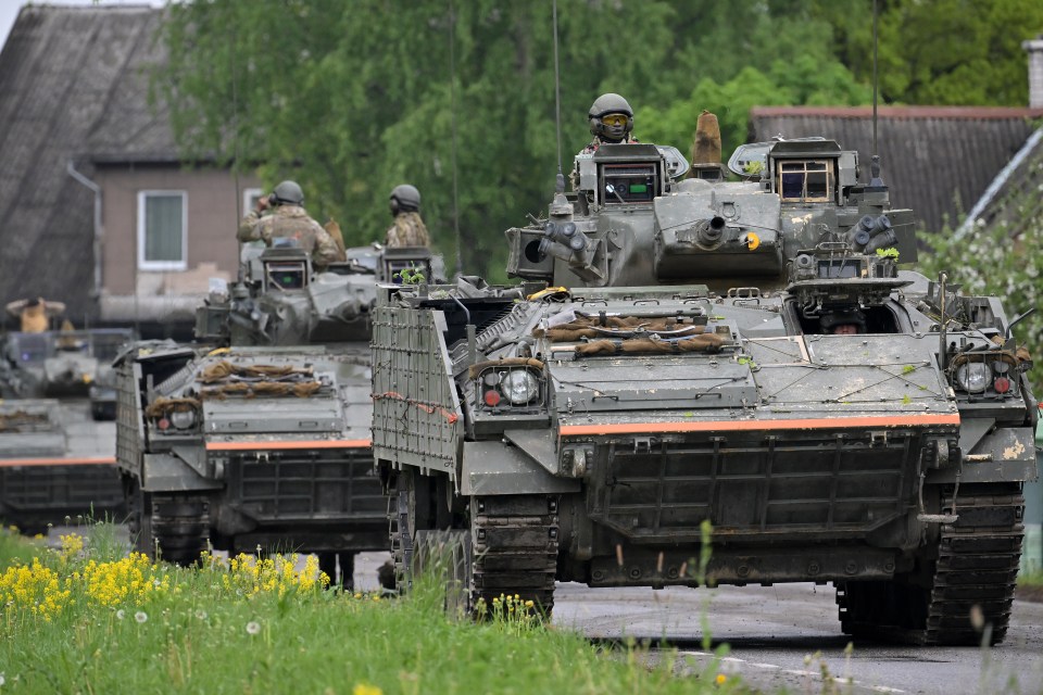 British troops in Estonia would have to fight Putin's men if Russia invaded the Baltics