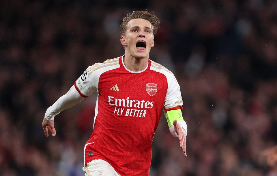 Fans were loving a 'time travel' tweet about Martin Odegaard and Arsenal