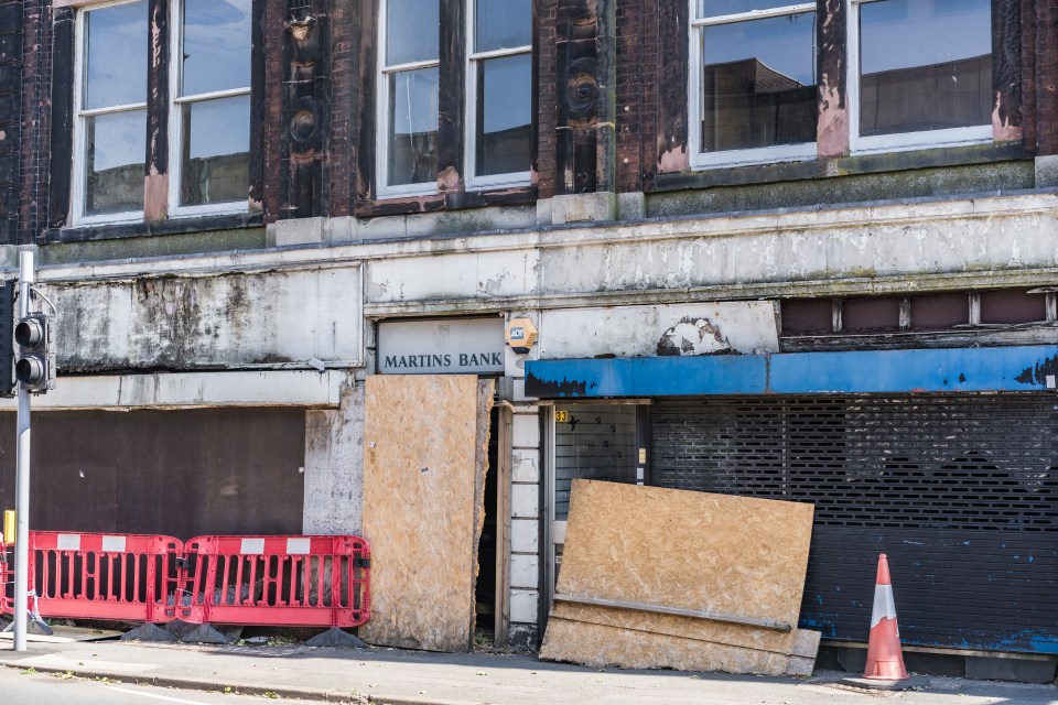 High streets are suffering across the country with many banks now boarded up