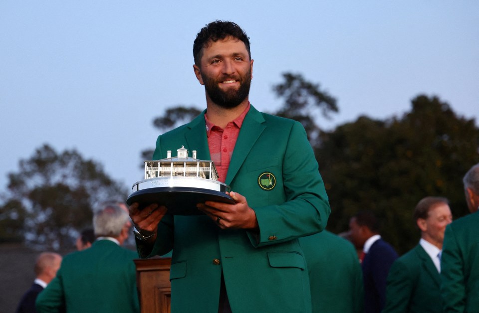 Fans have gone wild for Jon Rahm's Masters dinner menu