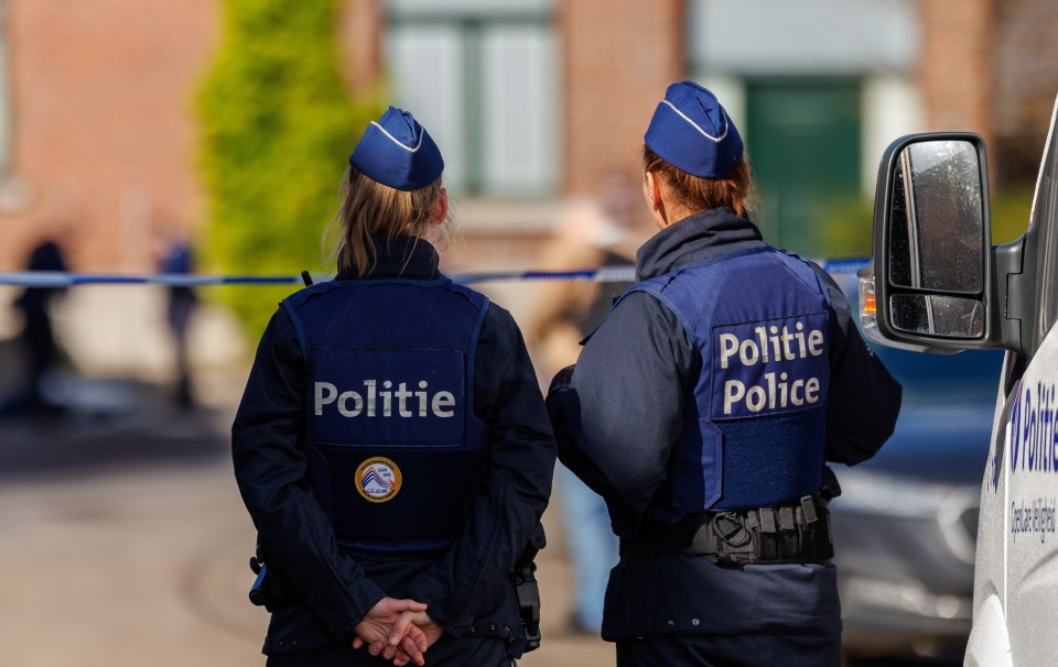 The entire area in the suburb of Lodelinsart was sealed off following the stand-off between the suspect and police