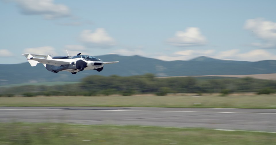 The AirCar featured on a show of The Grand Tour