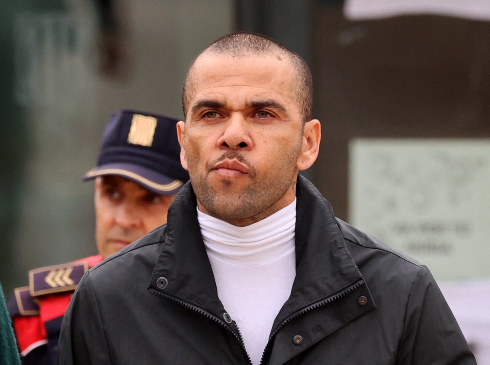 Alves was convicted of rape but only served a few weeks in jail