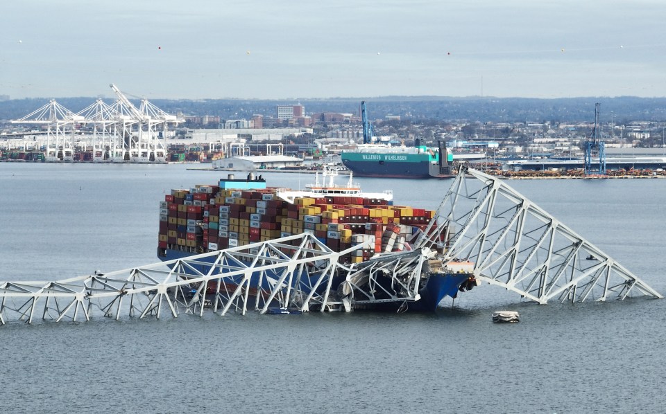 The ship crashed into the Francis Scott Key Bridge on Tuesday causing its collapse