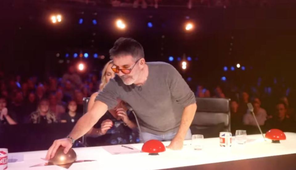 Head judge Simon Cowell was seen pressing his Golden Buzzer