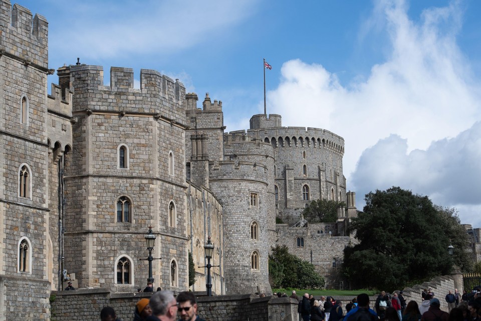 The pair met for lunch at Windsor Castle