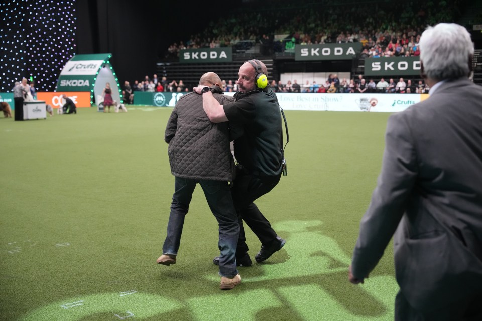 Protesters at Crufts