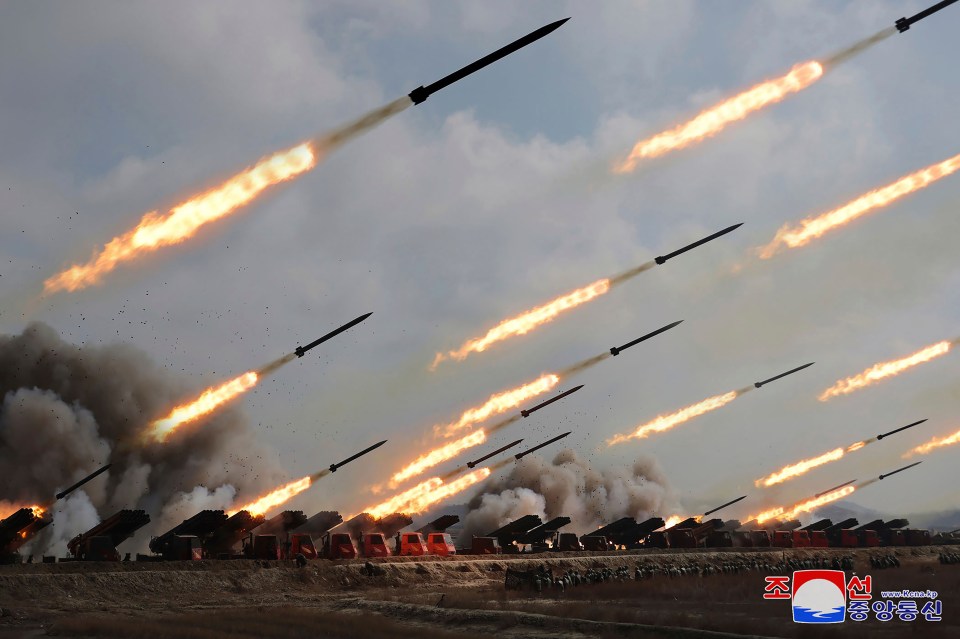 North Korea showed off its firepower in artillery testing on Thursday