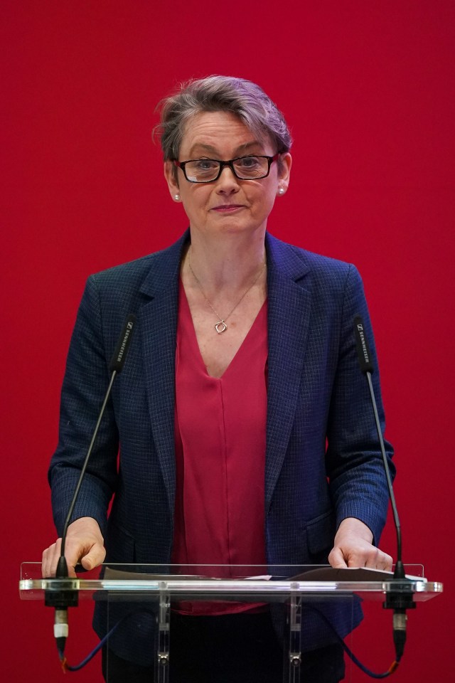 Labour’s Yvette Cooper is gibbering on about the Government’s Rwanda plan