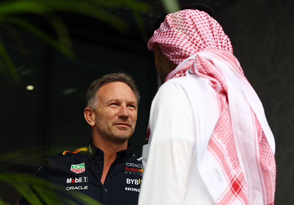 Horner pictured in Saudi today