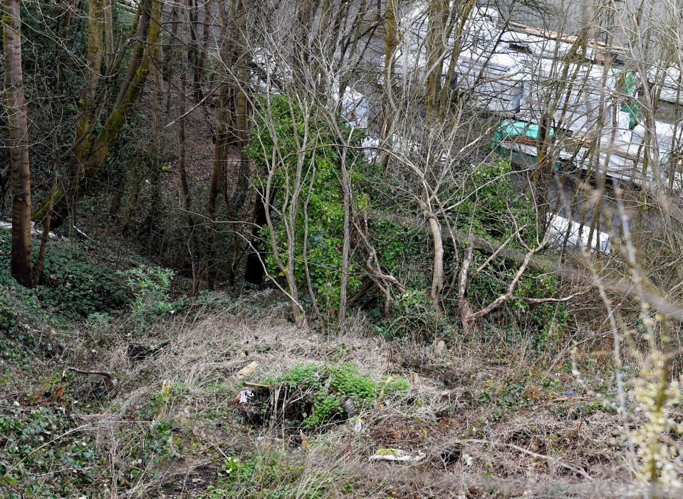 Locals claim the land started collapsing when a factory was built over 30 years ago