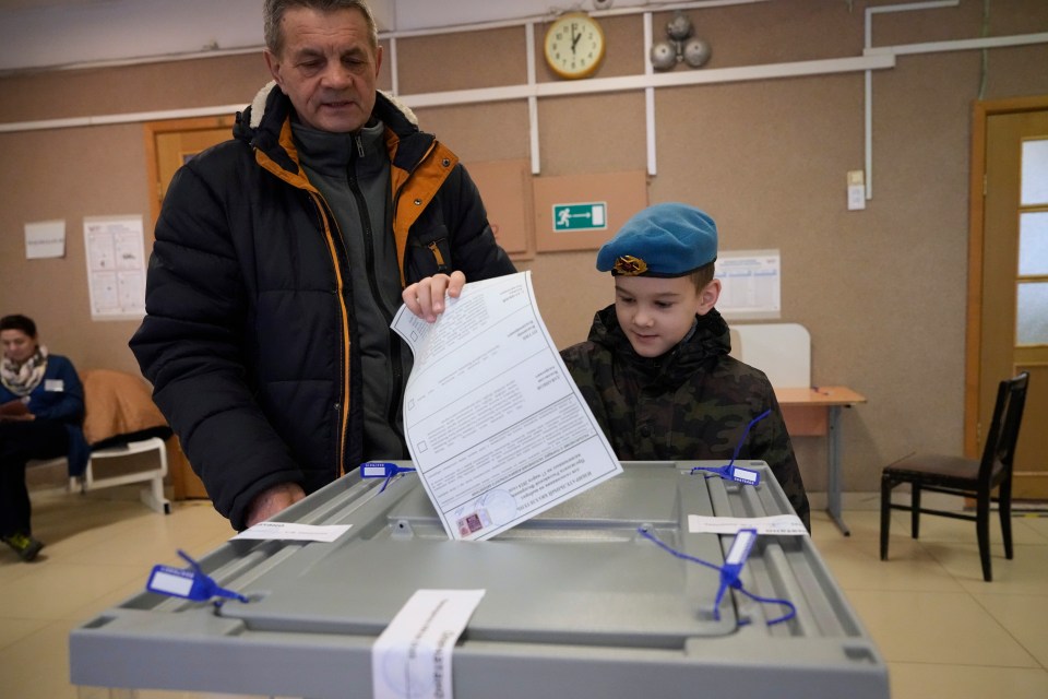 Russians have been voting for three days already in what has been branded a sham election