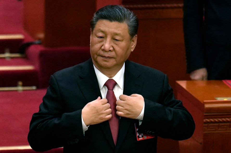 There’s so much Chinese technology in our societies that it poses a threat to our security - pictured general secretary of the Chinese Communist Party Xi Jinping