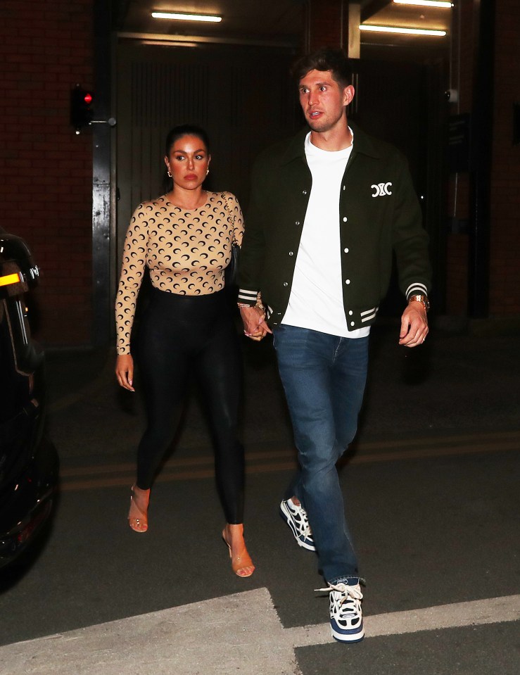 John Stones and his partner Olivia Naylor