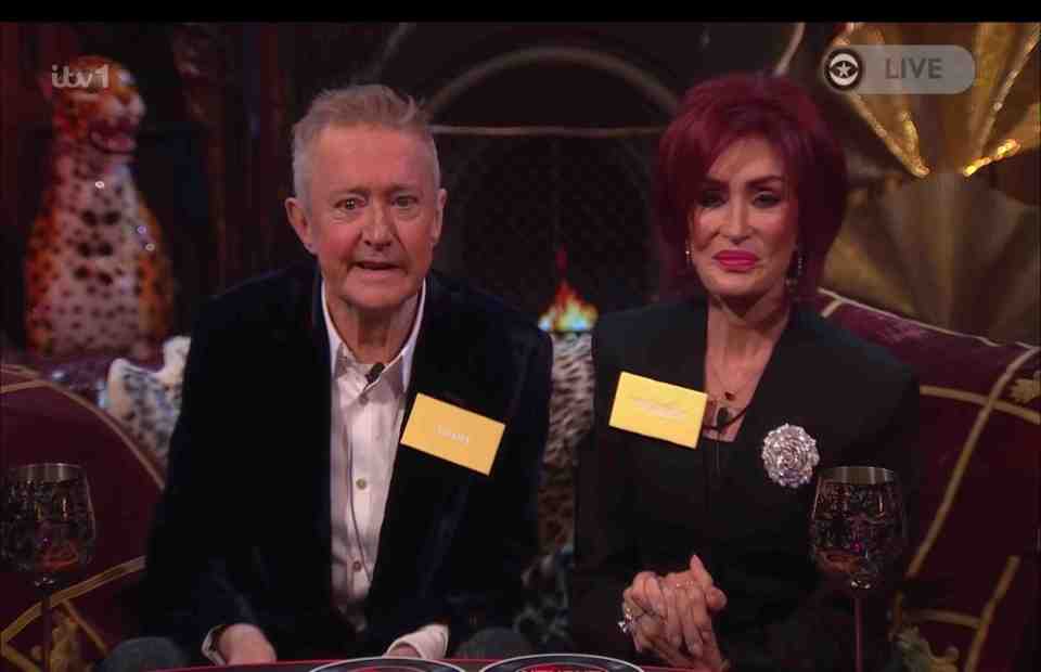 Sharon has been reunited with her X-Factor co-star Louis Walsh in the CBB house