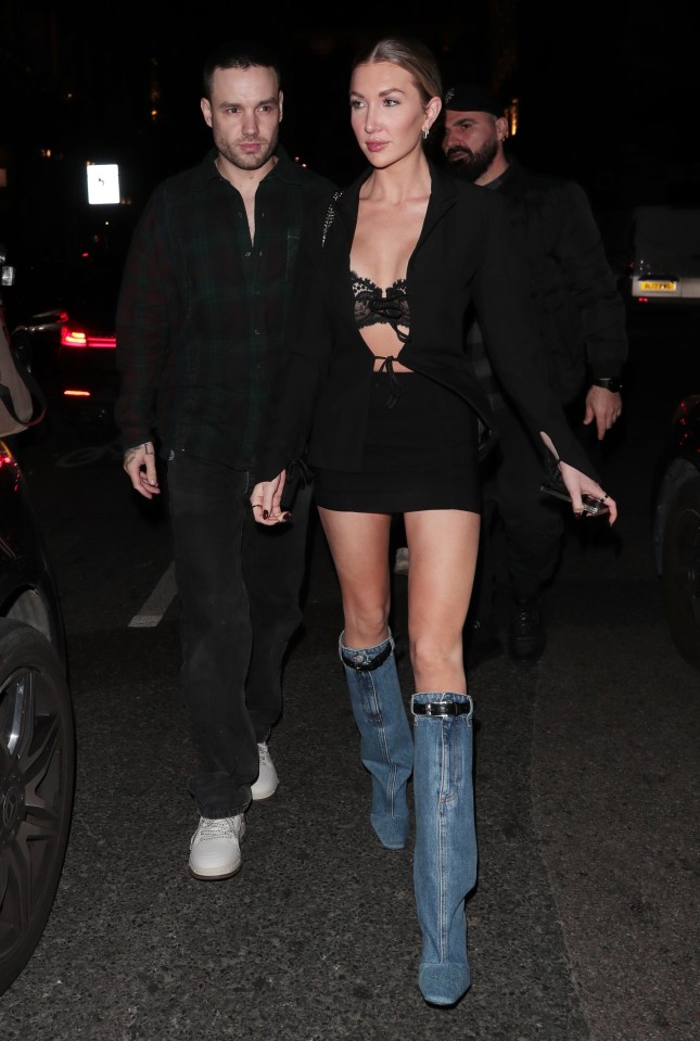 Liam Payne looked smart as he went out to dinner in London with his actress girlfriend Kate Cassidy