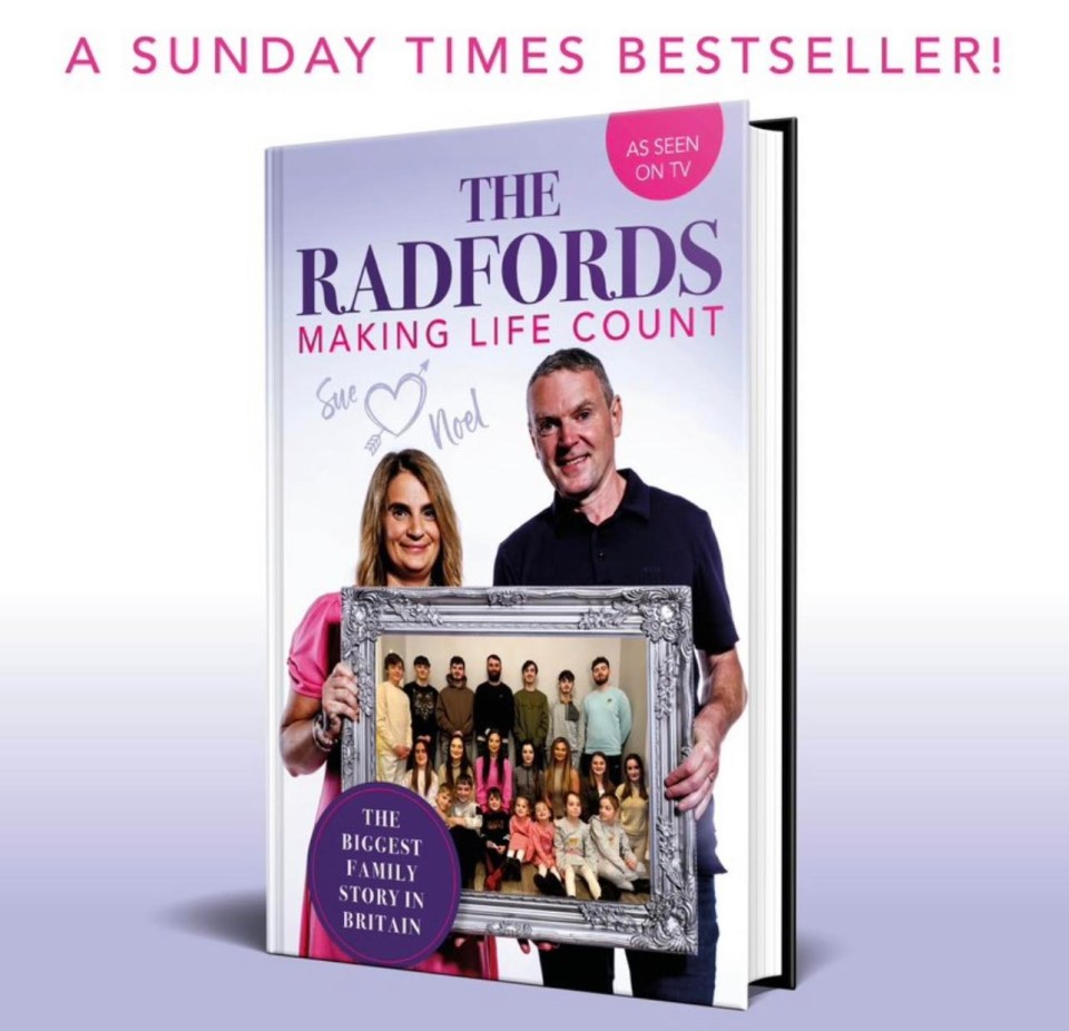 The book soon hit the Sunday Times bestseller list