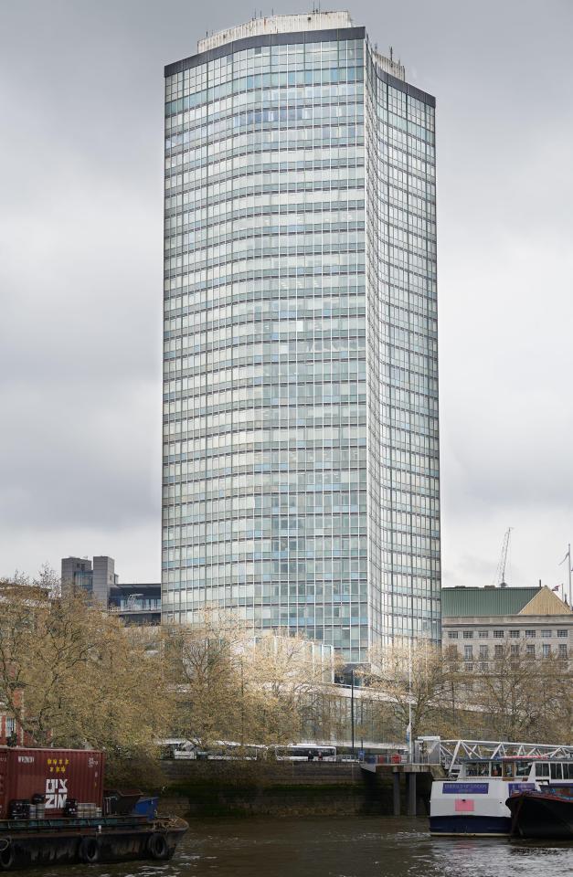 They met at the Millbank Tower, a 1960s skyscraper