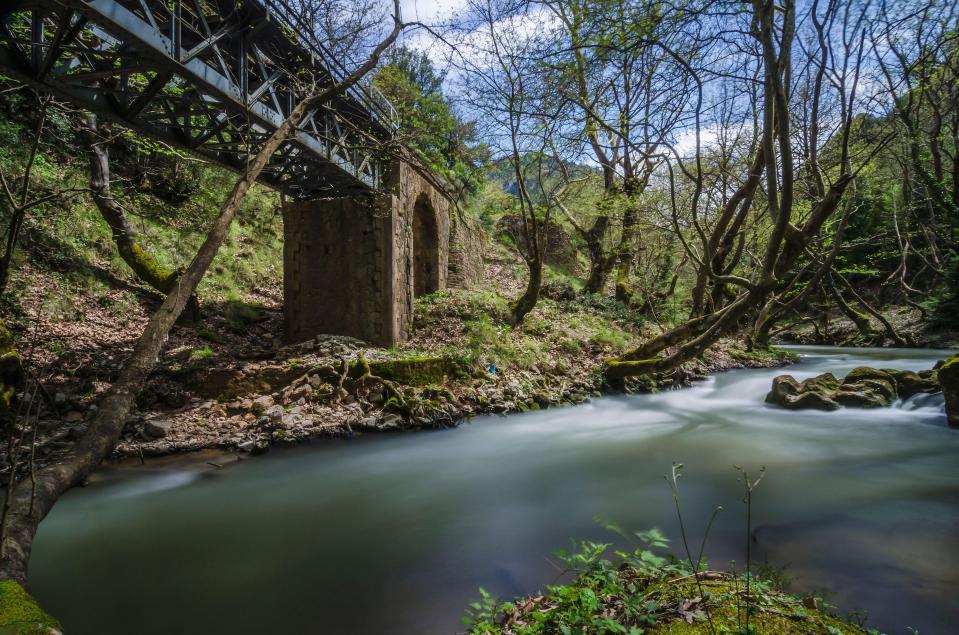 The Odontotos Rack Railway is around 13.5 miles in length in total