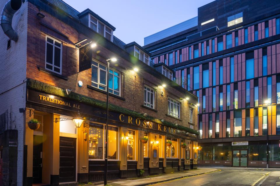 The Cross Keys pub in Earle Street, Liverpool. The city has a whopping 11 pubs per square mile