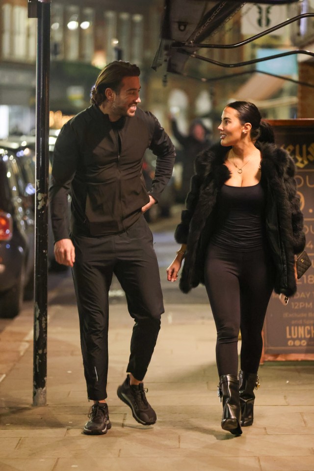 James Lock and Yazmin Oukhellou have reunited for a date night