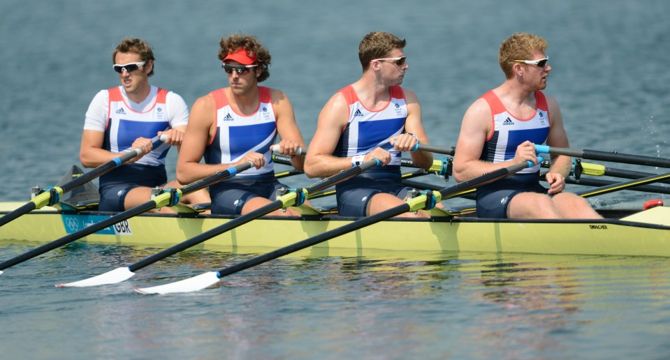 James, second from right, has found a new career at Domino’s Pizza