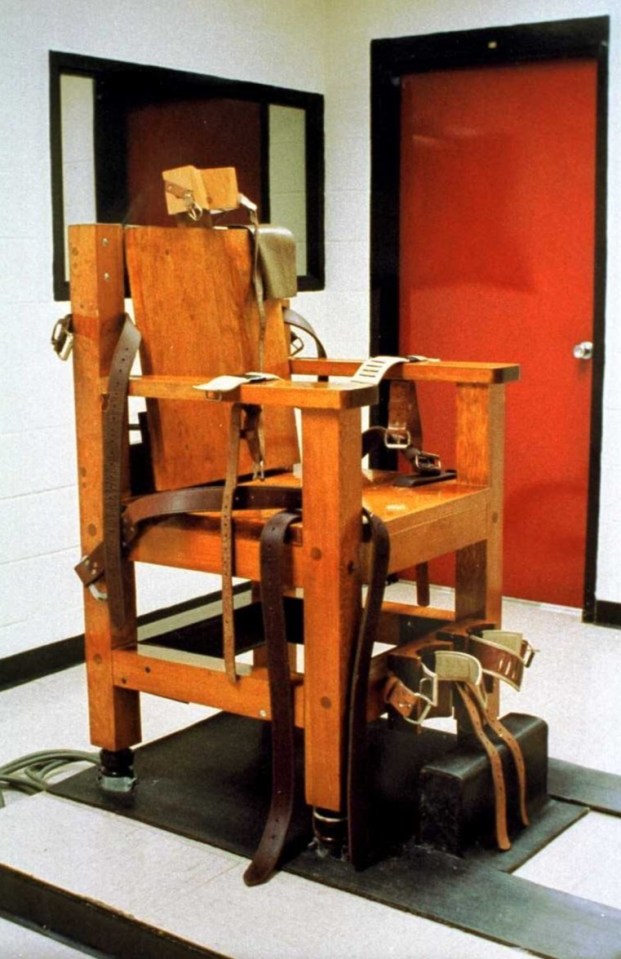 The grisly electric chair is one method used on inmates serving on death row