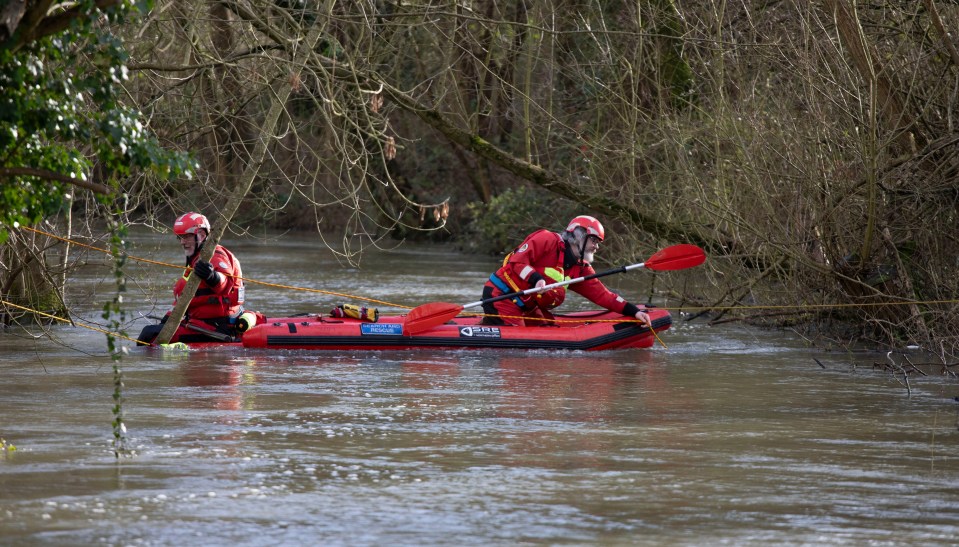 Police divers have been searching the River Windrush