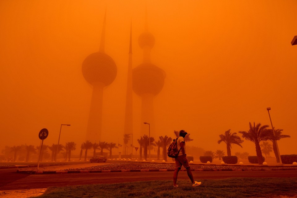 Kuwait City is the hottest city in the world with temperatures regularly hitting over 50C