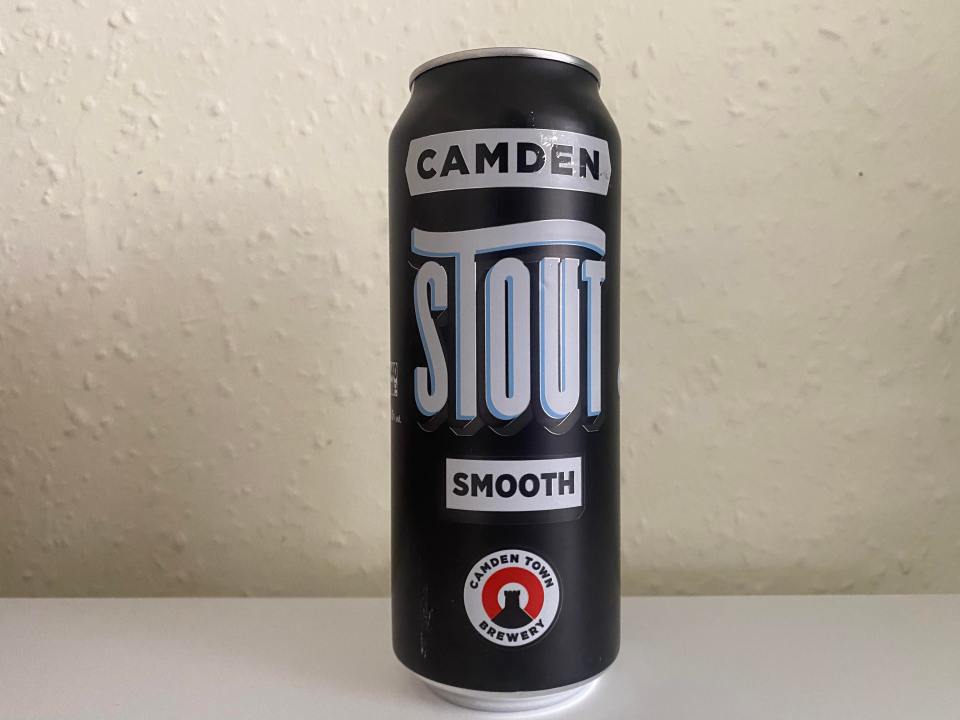 Camden's stout was smooth and looked the most like Guinness