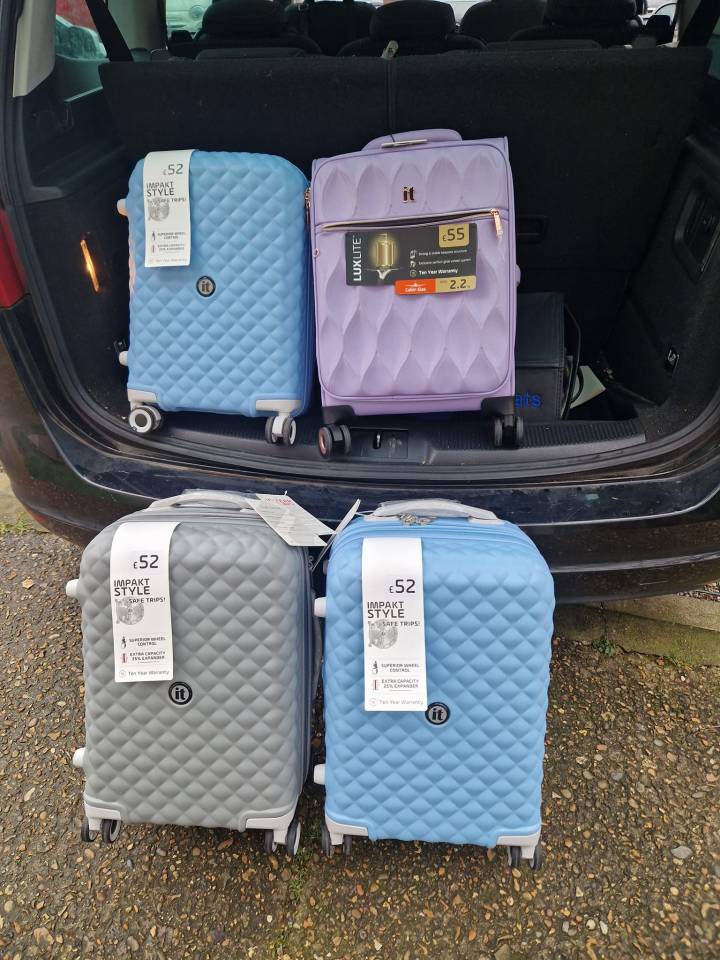 A shopper shared how they got suitcases in the Matalan sale for just £10