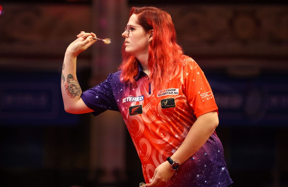 Trans dart player Noa-Lynn van Leuven triumphed on Saturday in the PDC Women’s Series