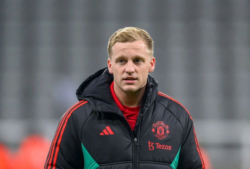 Van de Beek, 26, struggled for game time at Man Utd