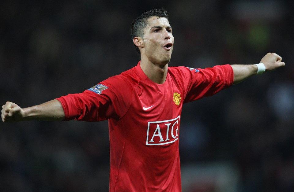 Ronaldo became a legend at Manchester United