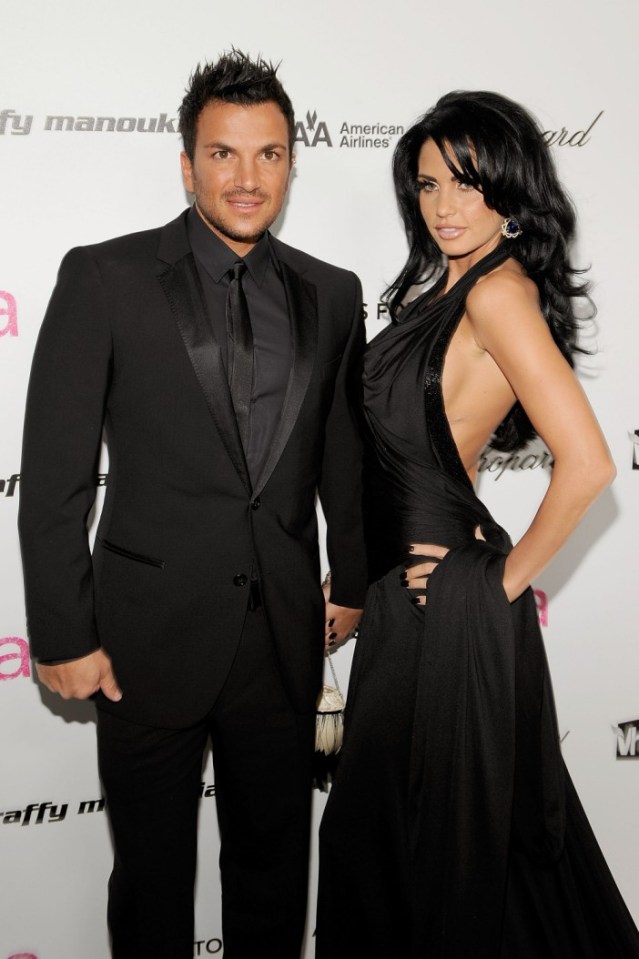 WEST HOLLYWOOD, CA - FEBRUARY 22:  (L-R) Singer Peter Andre and TV personality Katie Price arrive at the 17th Annual Elton John AIDS Foundation Oscar party held at the Pacific Design Center on February 22, 2009 in West Hollywood, California.  (Photo by Larry Busacca/Getty Images for EJAF)