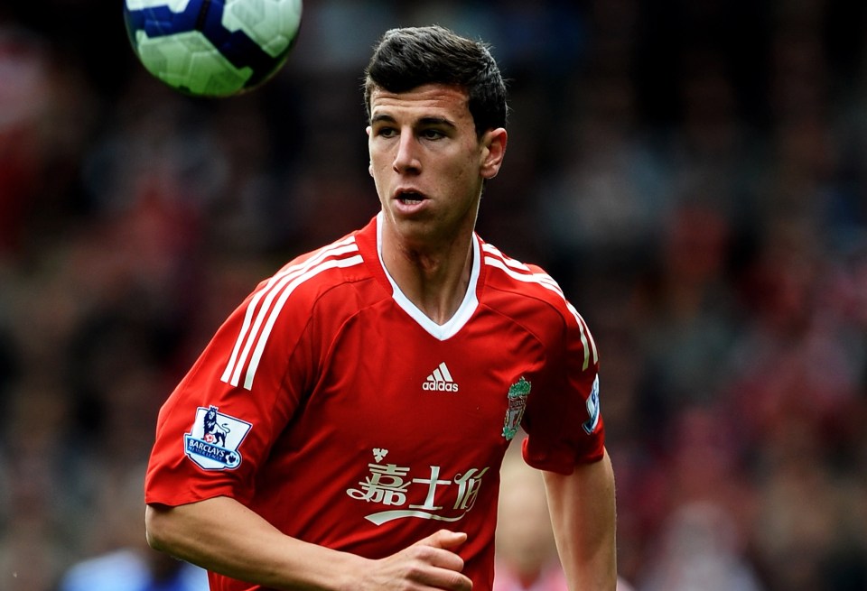 The Spaniard made five Premier League appearances for Liverpool