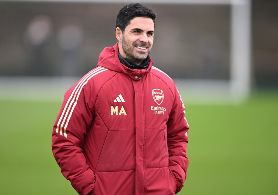 Mikel Arteta sits top of the Premier League table but not when it comes to managerial handsomeness