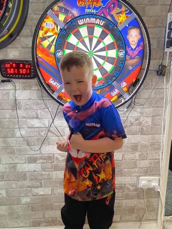 The youngster is celebrating after beating the grown-ups to pocket winnings of £120