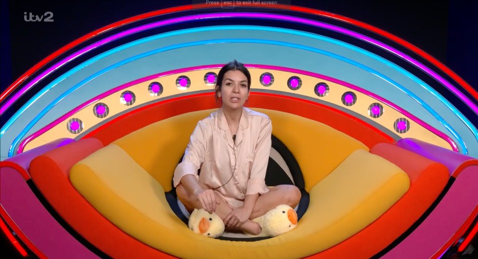 Ekin-Su unleashed her real feelings on Fern Britton in a rant in the Celebrity Big Brother Diary Room