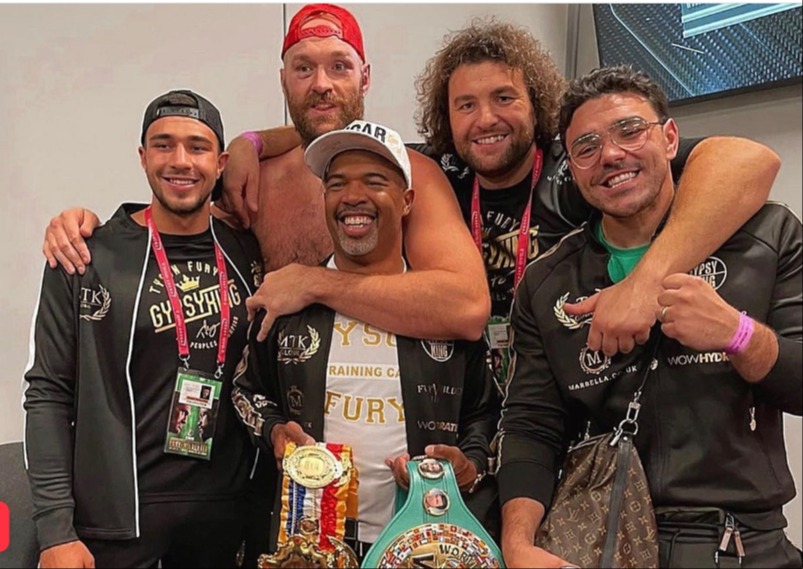 Shane Fury, second from right, is supportive of his brothers