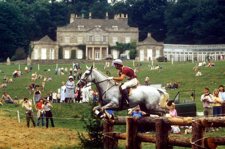 A showjumping event at the estate in 1983