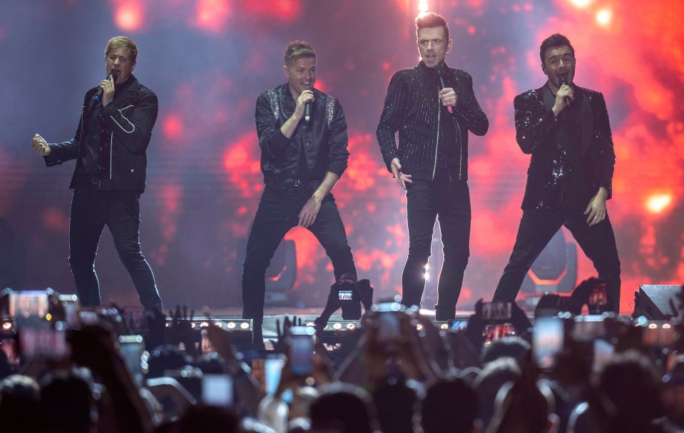 Westlife performed at The Wild Dreams Tour in 2023