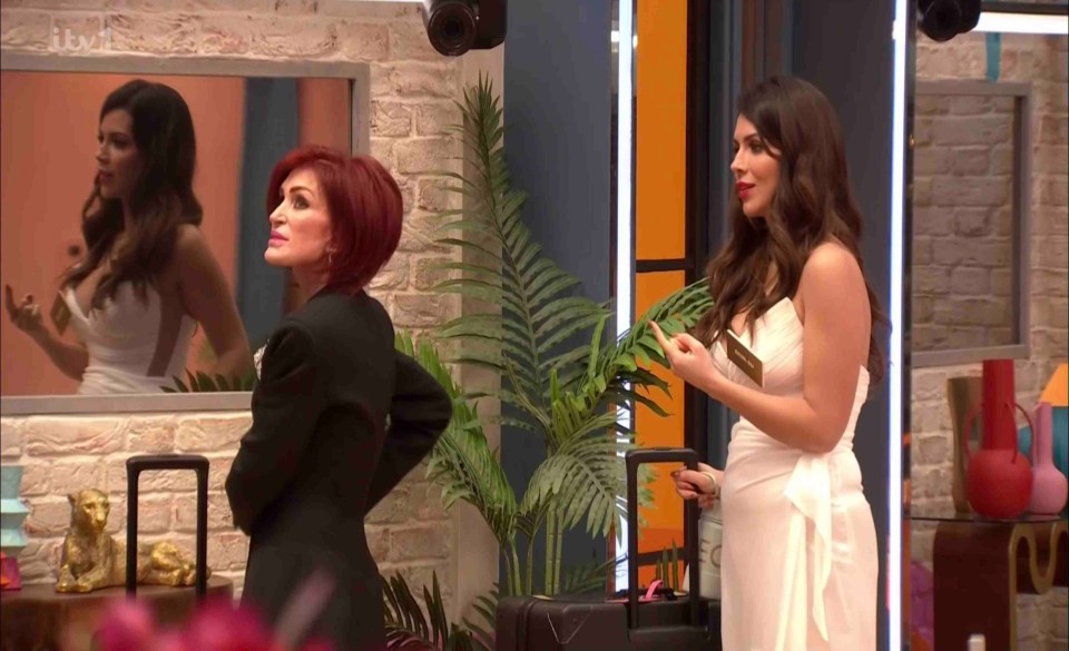 Sharon Osbourne was tasked with choosing three housemates to put into the 'ring of fire'