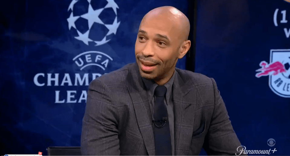 Thierry Henry looked as though he couldn't believe what he had just heard