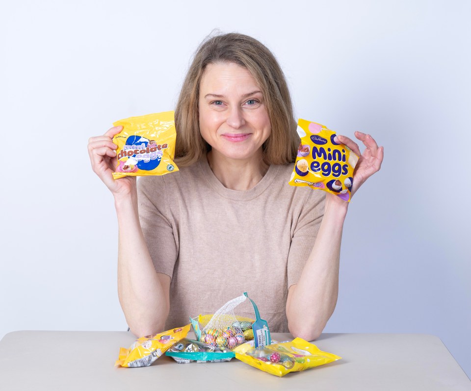 Sun writer Laura Stott tests supermarket mini eggs against market leader Cadbury's