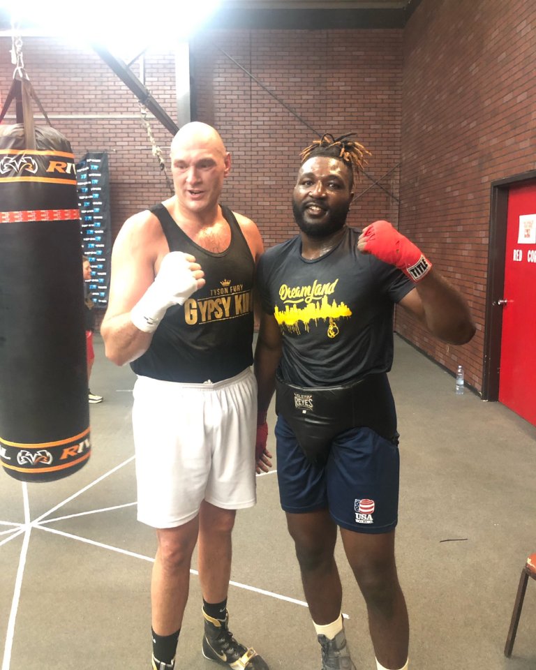 Tyson Fury sparred Jeremiah Milton in 2021