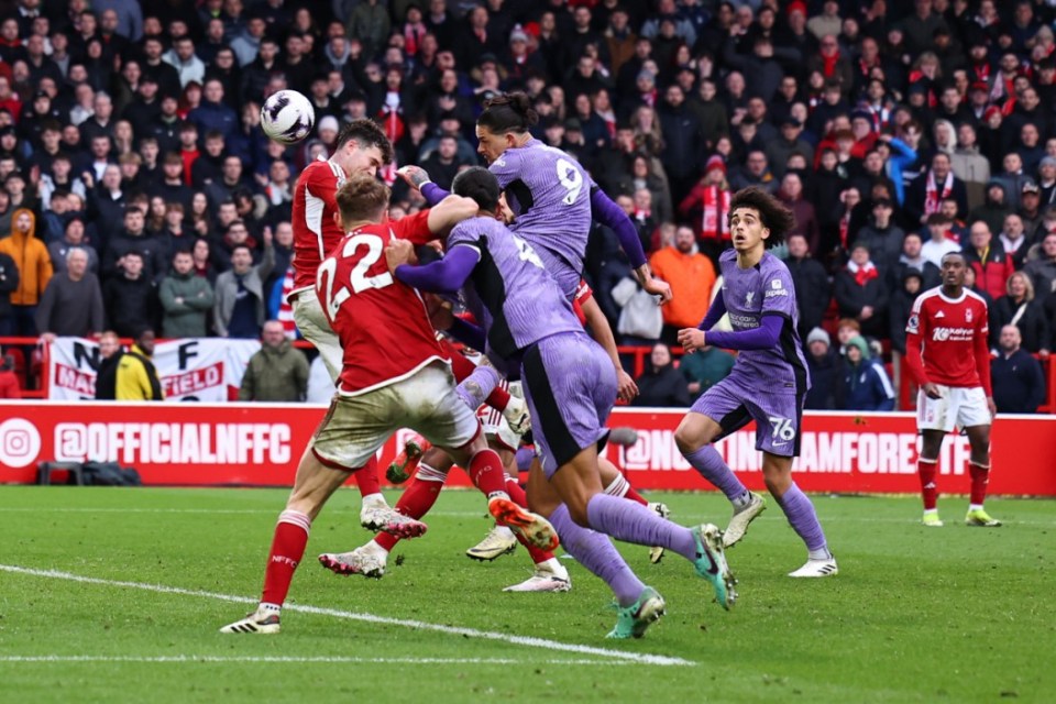 The decision lead to Darwin Nunez scoring a last-gasp winner for the Reds