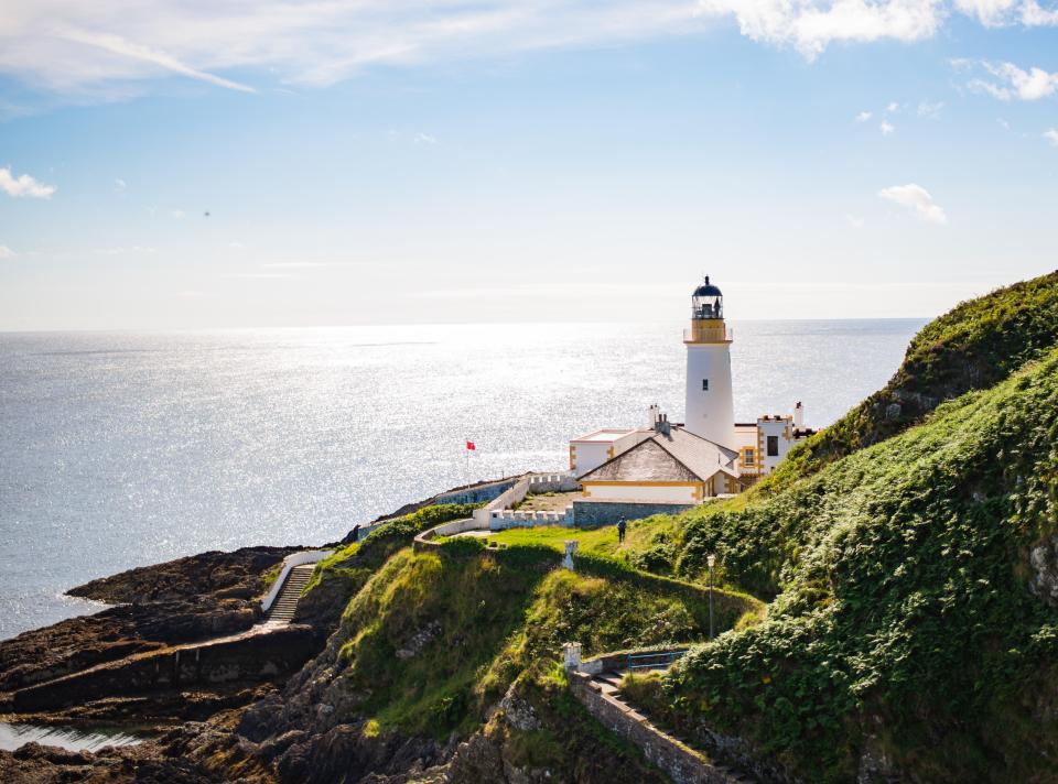 The iconic Lighthouse at Douglas Head on the Isle of Man